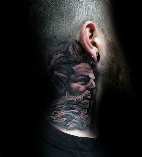 greek neck tattoos